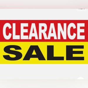 All item marked down 50- 80% off